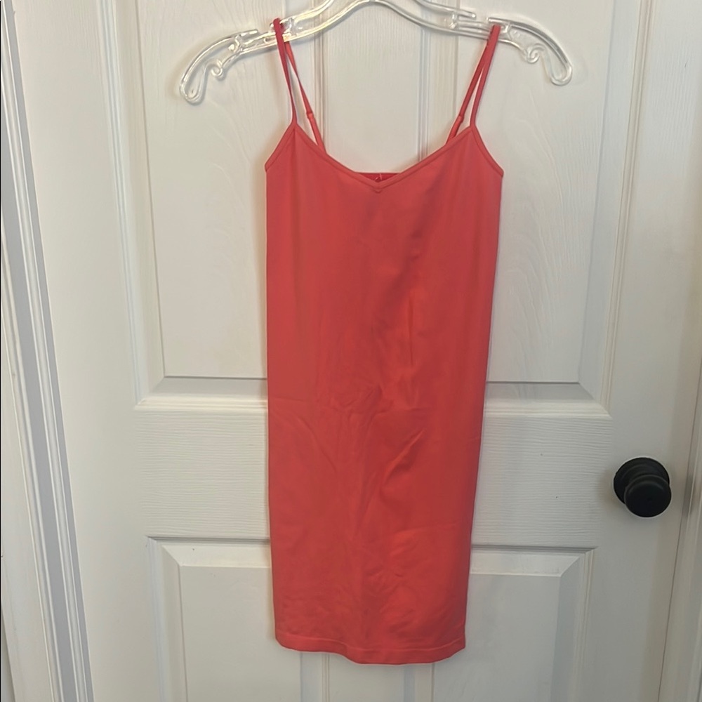 Free People Coral Slip Dress